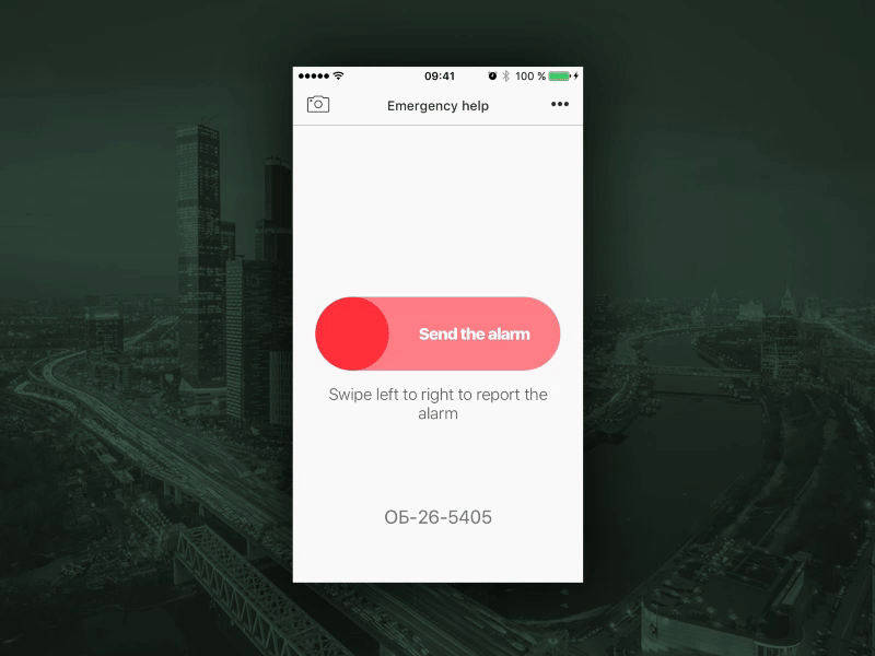 Emergency button animation button emergency ios quick