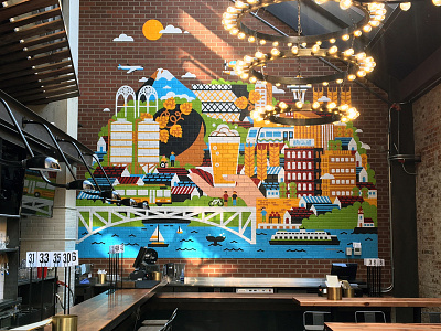 Redhook Brewlab Murals beer mural redhook seattle