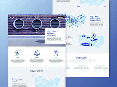 Secret Stash | Desktop Website app clean desktop flat iphone layout minimal timeline ui ux web website