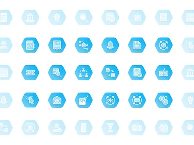 Backend Services Icon Set backend blue calculator click code gradient icon icon pack icon set icons moneysupermarket services