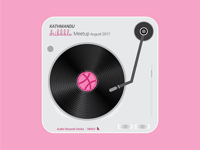Dribbble Gramophone illustration arts audio audiorecording concept dribbblemeetup2017 gramophone