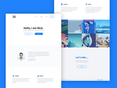Personal Website Re-design daily ui design designux form illustrator photoshop sign up ui ux web web design website