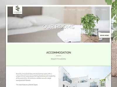 Nastasia Village Hotel Greece Our Rooms Website Design accommodation app booking greece greek holiday hotel luxury resort ui website