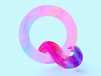 Liquid Q 3d comp design letter liquid q quick
