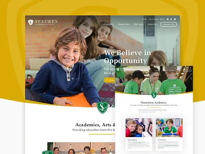 St Luke's Lutheran School | Website Redesign design designzillas education orlando redesign school website