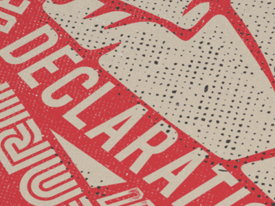 Declaration of Dependence Poster poster posterart posterdesign srvnt srvntcreativenetwork srvntmy