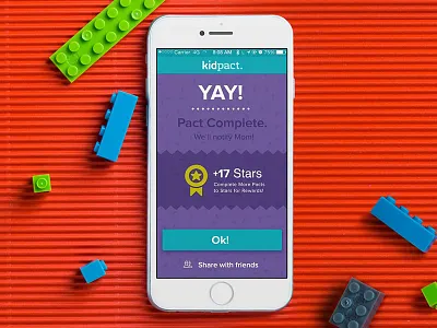 KidPact Mobile App app family gamification ios kid kid apps kids mobile games rewards