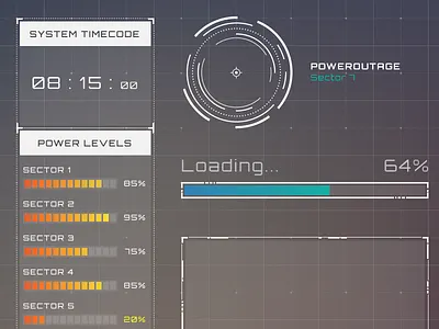 EPB Smartgrid UI buttons epb gradient icons loading progress ui weather