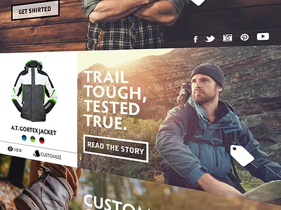 Mason Mountain Wear UX clothing ecommerce fashion ui user experience user interaction ux website