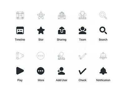 Soccer Icon Pack ball branding football icon icons notification pack search soccer team timeline user