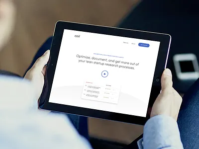 Coil Landing Page - WIP landing page lp marketing site saas startup website
