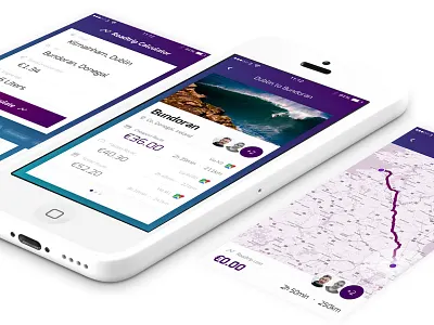 Daily UI #004 - Calculator calculator daily ui map road trip trip
