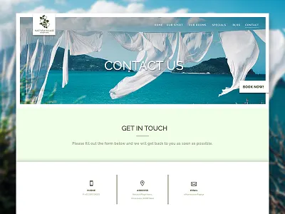 Nastasia Village Hotel Greece Contact Us Website Design Ui accommodation app booking greece greek holiday hotel luxury mediterranean resort ui website