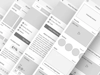 New case study is live! app case study flickbay ios iphone app portfolio wireframes