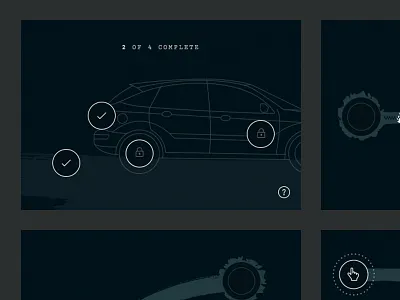 One-Four-Nine Interactions game illustration interaction mobile progress swipe websockets