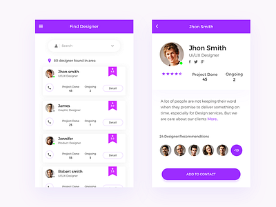 Day 32 - Find Designer application dailyui interface mobile mobile app onboarding product shop shopping tour ux design