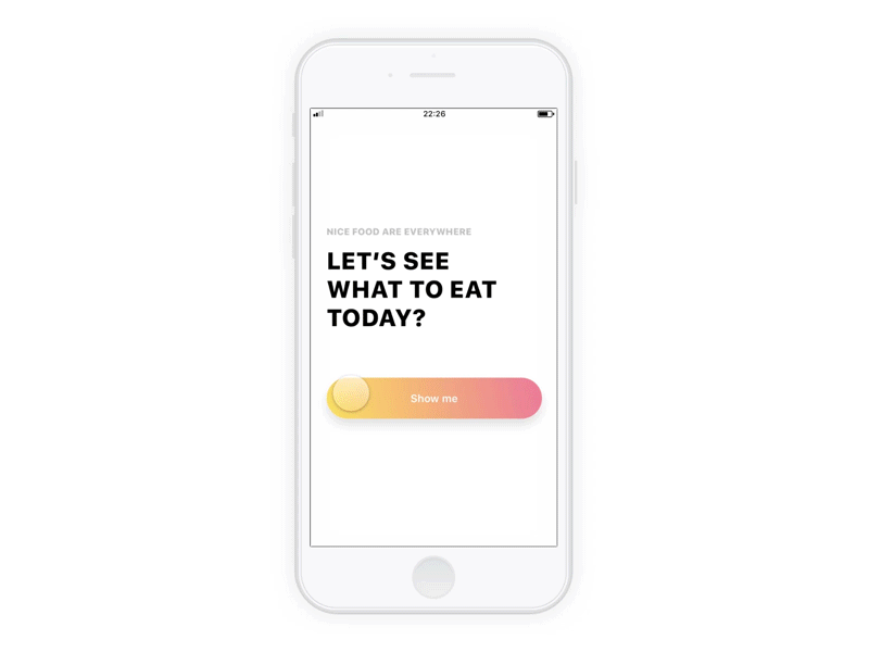 Food selector with Framer dynamictype framer framerjs interactive prototype