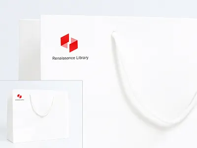 Tote bag for library book brand branding carry bag design handbag icon library logo paper bag shopping bag tote bag