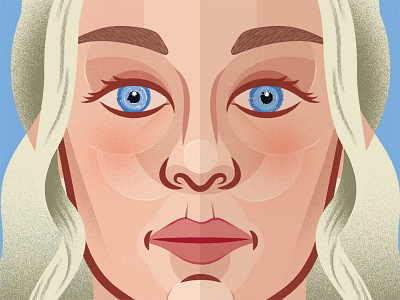 Dragon Mom daenerys game of thrones illustration portrait targaryen