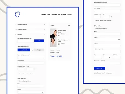 Daily UI Challenge 002 Checkout 002 checkout dailyui dailyuichallenge ui