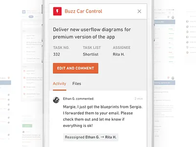 Edit task - mobile agency app design details edit material mobile responsive task ui ux