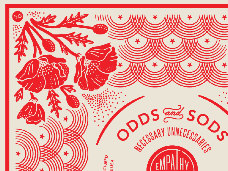 Poppy Bandana Detail