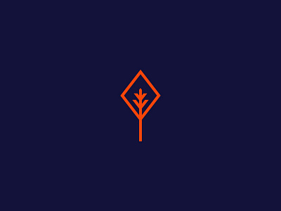 Minimal Leaf Icon abstract animation apparel branding clothing fashion floral flower minimal modern rose uidesign