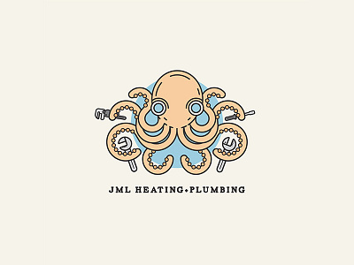 Octopus with Tools fish heating octopus plumbing screwdriver sea sealife spanner squid tools wrench