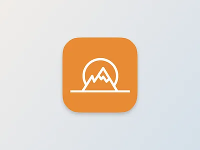 Hantori Logo adventure app branding hike holiday logo outdoor stickers tour trip