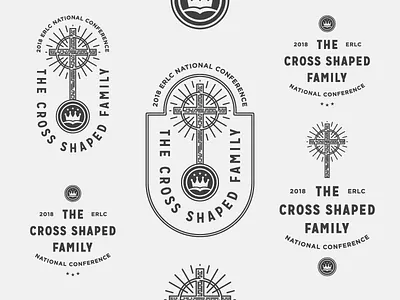 ERLC (Responsive Branding) badge branding cross illustration logo responsive branding