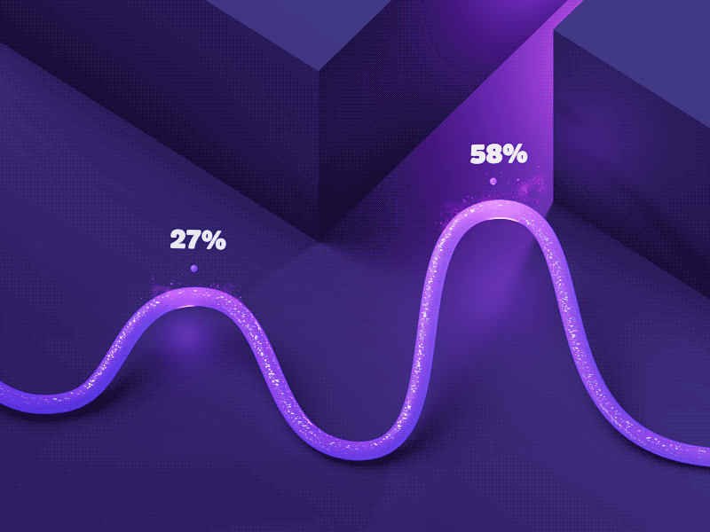 Jelly Graph 3d blender clean elements flat graph render stats ui