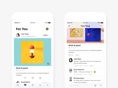 New Style app application community experience ios11 minimalism new pic style ui user ux