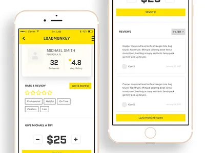 Daily UI - 006 - User profile app daily ui mobile app mobile profile profile user profile