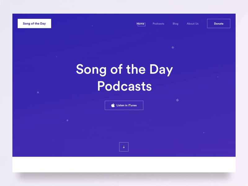 Music Podcast Animation animation blog eleken landing music podcast ui ux web
