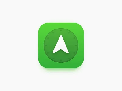 Route Timer app app icon application brand colors design emblem gradient icon identity ios ios icon