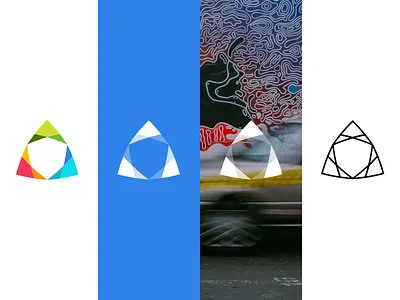 Geometric Logo color geometric logo