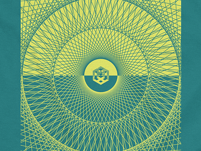 Lucid Life - Hole abstract apparel geometry rings scifi shapes shirt trippy tshirt type typography