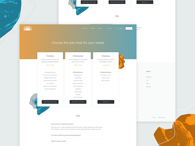 Pricing page gradient landing layout marketing plan pricing startup texture ui ux web website