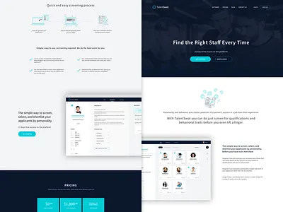 Talentswot Marketing Website candidates dashboard hiring jobs recruitment tool website