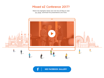 London 2017 Recap cityscape illustration landing page london player skyline ui video website