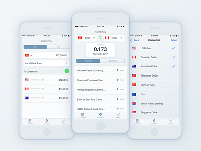 Currency App app currency exchange mobile ui ux