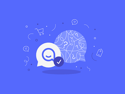 Walt chat chatbot icon illustration ui ux
