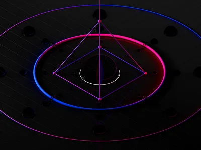 Centered 3d bubble c4d color geometry sphere symmetry water