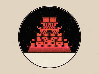 Himeji Castle architecture building castle himeji icon japan map tourism