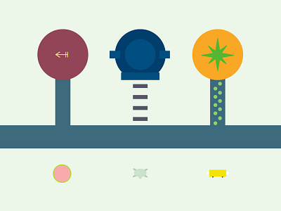 Bikini Bottom Birds-Eye View illustration illustrator nick nickolodeon patrick star shapes spongebob spongebob squarepants