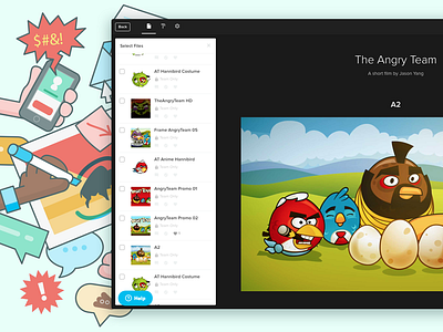 Presentations collaboration illustrations mood boards presentations product review screen ui