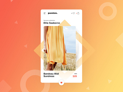 Product cards app cards design dress e commerce ios mobile swipe ui ux