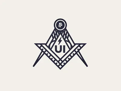 UI Society Logo freemason illustration logo masons paypal shirt society team tools ui