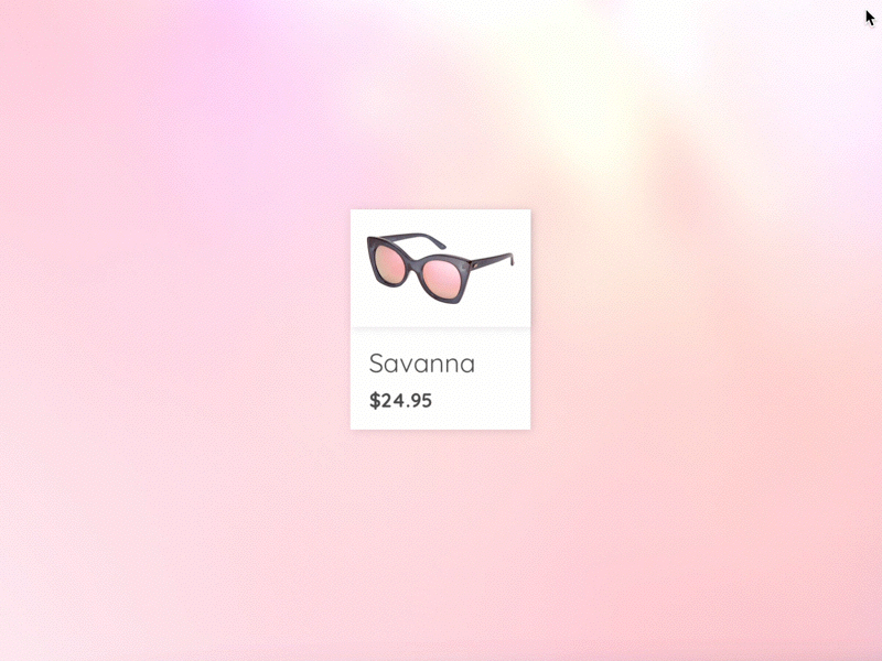 Day 2 - Product Card 100 days of ui animation interaction product transition ui ui challenge