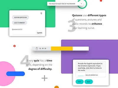 LPC - 1st Croatian online learning store branding color cute design education icon illustration logo pattern ui ux web